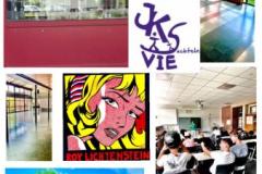 Collagen des 10mk mit Eindrücken unserer Schule