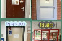 Collagen des 10mk mit Eindrücken unserer Schule