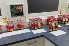 Vorbereitungen in der alten Küche